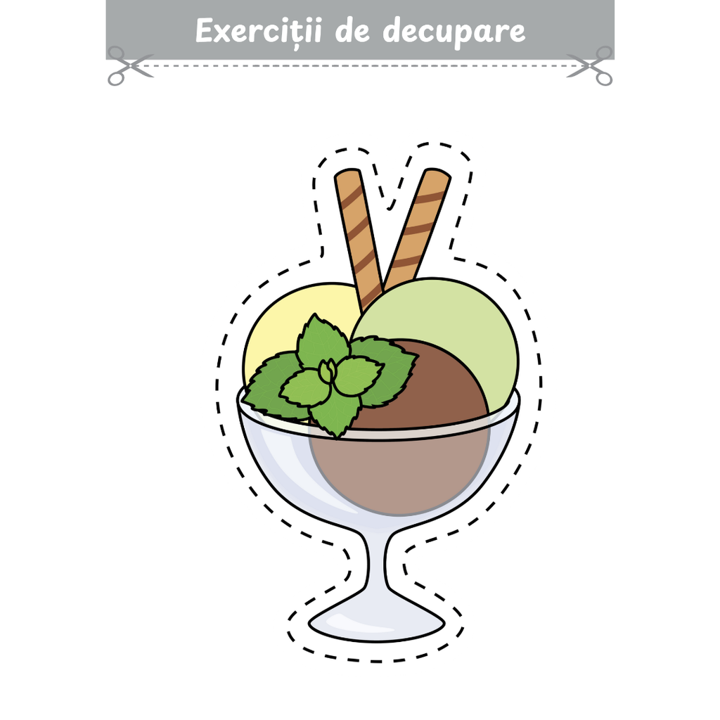 Caiet de activități digital ARAM NOTES pentru decupat, pentru copii 3-7 ani, cu exerciții creative și educative.