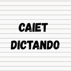 Caiet dictando Aramnotes, cu copertă albă și file liniare, pentru notițe și studiu.