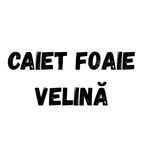 Caiet de foi velină aramnotes, copertă albă și lucioasă, cu pagini albe fine pentru notițe și desen.