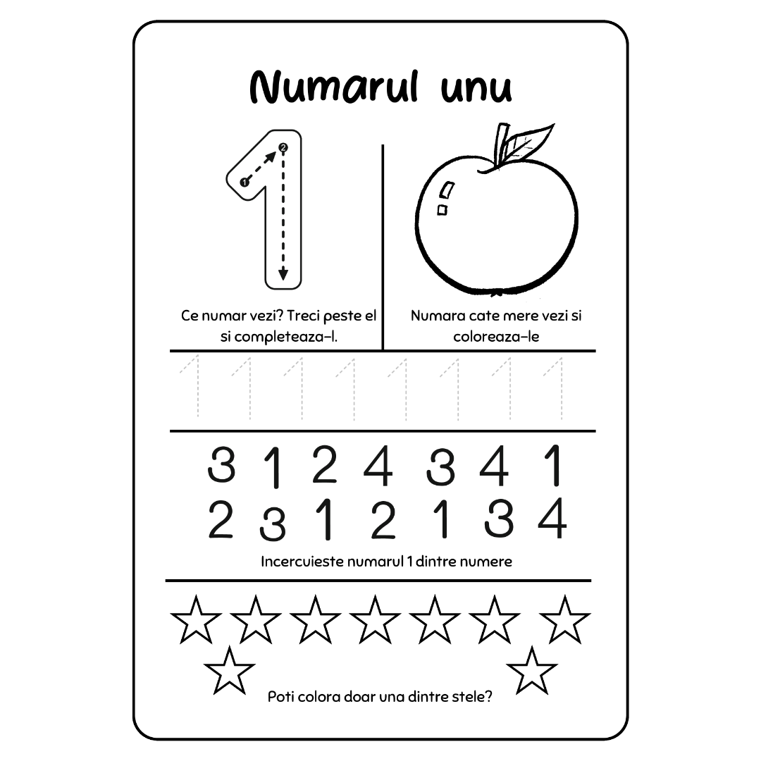 Caiet digital ARAM NOTES pentru activități educative, învățăm alfabetul și cifrele pentru copii de 3-7 ani.