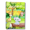 Carte de colorat - Animale din Jungla