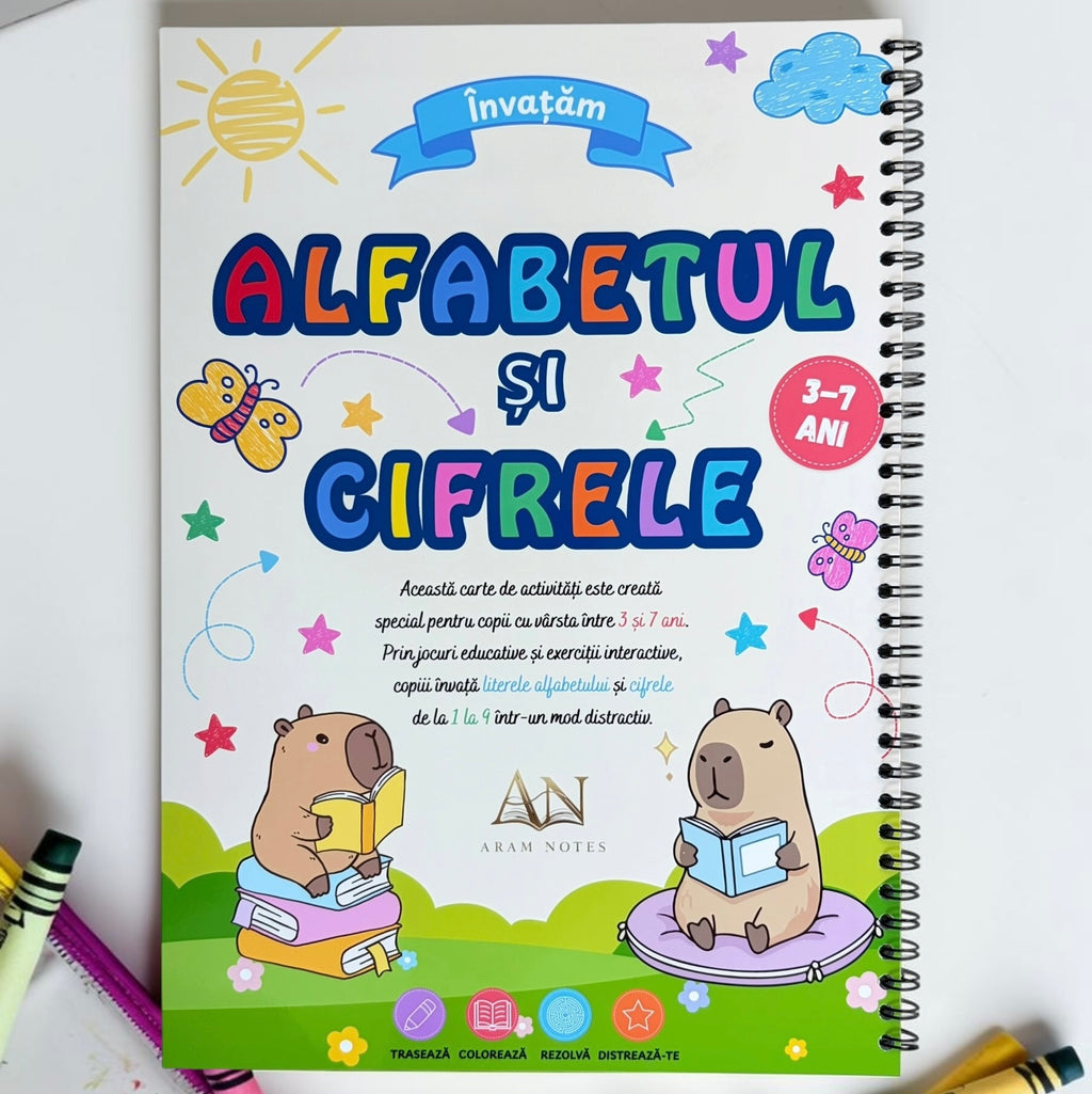 Caiet de activitati - Alfabetul si cifrele