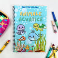 Carte de colorat - Animale Acvatice