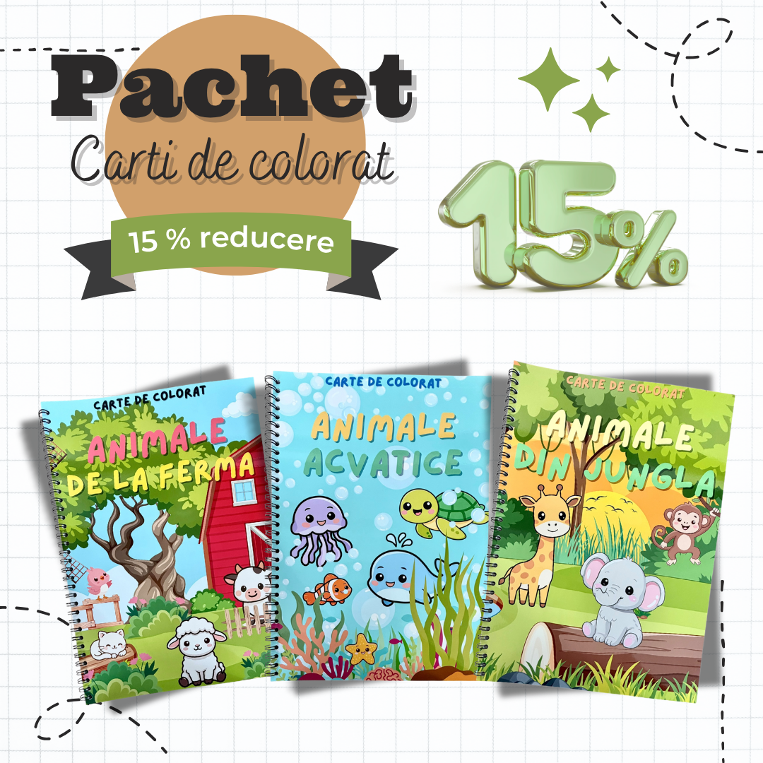 Pachet Carti de colorat
