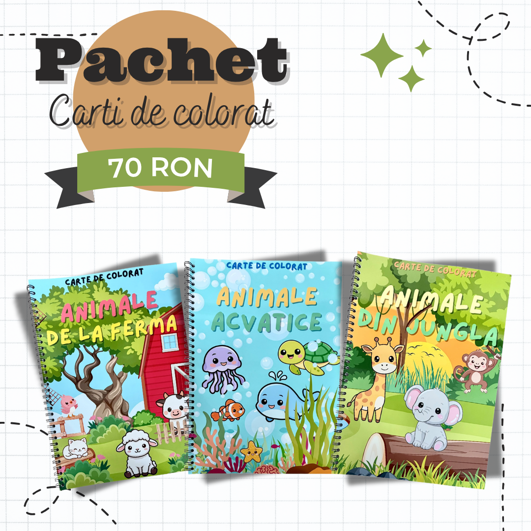 Pachet Carti de colorat