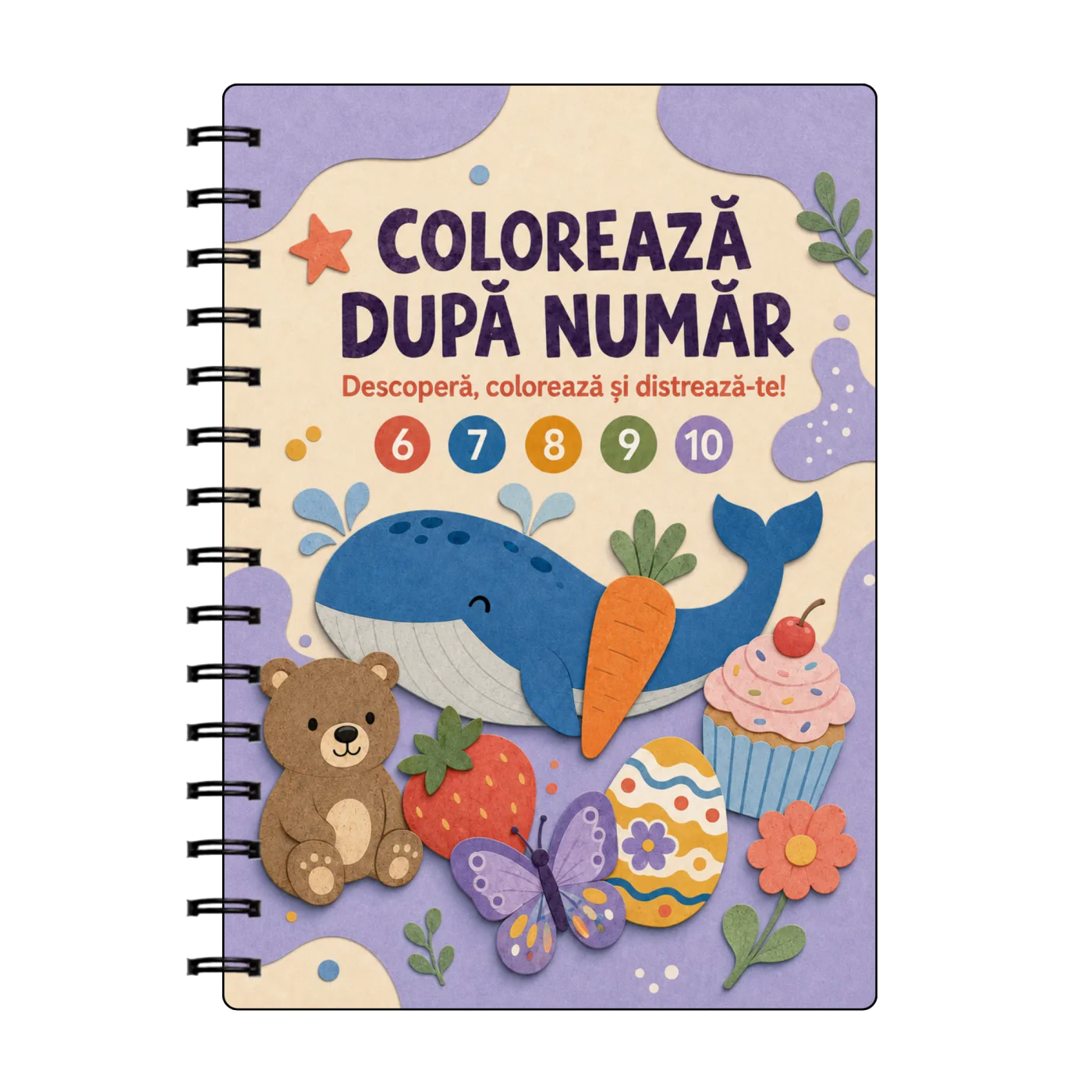 Carte de colorat – Colorează după Număr
