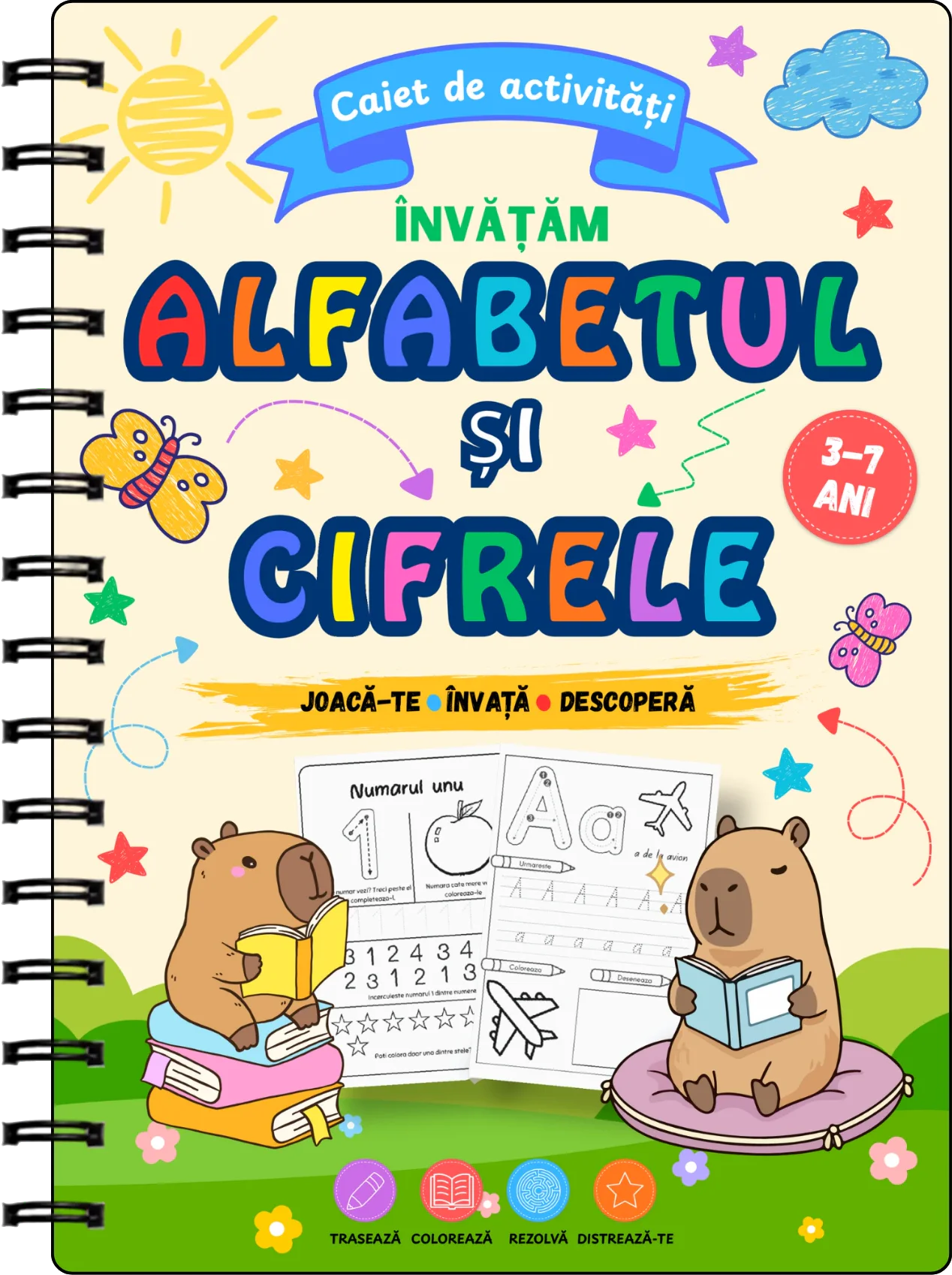 Caiet de activități – Alfabetul și Cifrele
