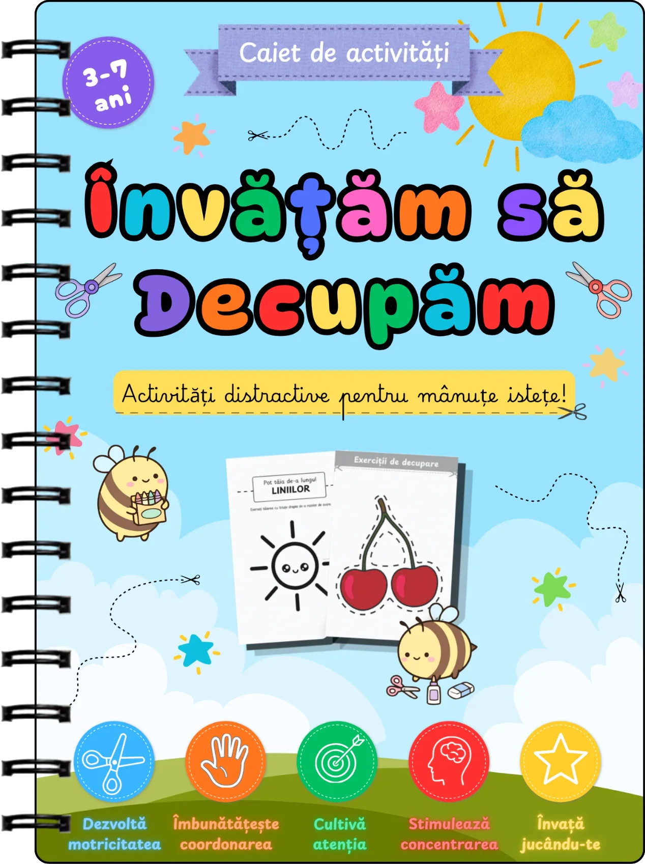 Caiet de activități – Învățăm să decupăm